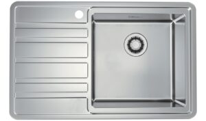Alveus Rando 30 QC P 790×500 – nowoczesny zlew wpuszczany, łatwy w czyszczeniu, z syfonem Quick Close
