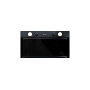 Okap GLOBALO FLOWERI 60.2 BLACK – klasa energetyczna B, kompaktowe wymiary, czarne hartowane szkło