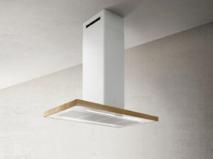 Elica Okap wyspowy BIO ISLAND WH/A/120 ROVERE – elegancki design, funkcjonalność, 120 cm