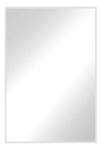 Białe prostokątne lustro z podświetleniem led 60×90 cm – nowoczesne, funkcjonalne, wodoodporne