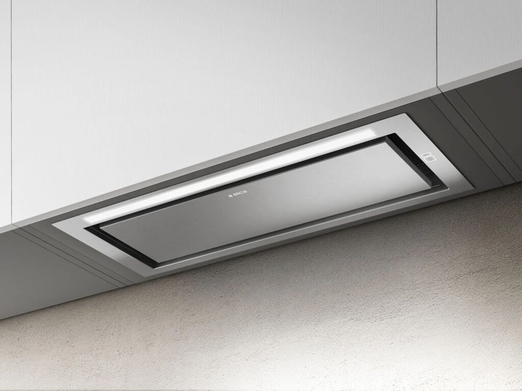 Elica Okap do zabudowy HIDDEN 2.0 @ IX/A/90 – funkcja Wi-Fi, stal nierdzewna, 60-90 cm