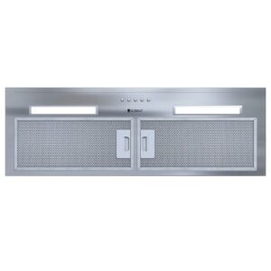 Okap GLOBALO Hadario 80.2 Inox – wydajność 320 m3/h, stal inox, oświetlenie LED