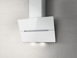 Elica Okap przyścienny Wise WH/A/60 – minimalistyczny design, czarne lub białe szkło, 60-90 cm