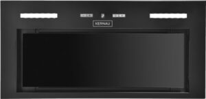 Okap Kernau KBH 0861 B Kitchen Connect – okap do zabudowy, wydajność 640 m³/h, kolor czarny, sterowanie na pilot