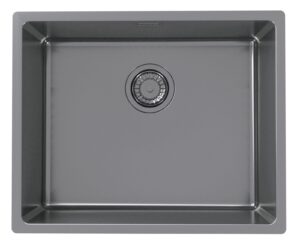 Alveus Monarch KOMBINO 50 U Antracyt – zlewozmywak stalowy, 500x400mm