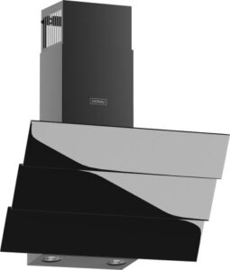 Okap Kernau KCH 3591.2 B – nowoczesny design, wysoka wydajność, kolor czarny, szerokość 90 cm
