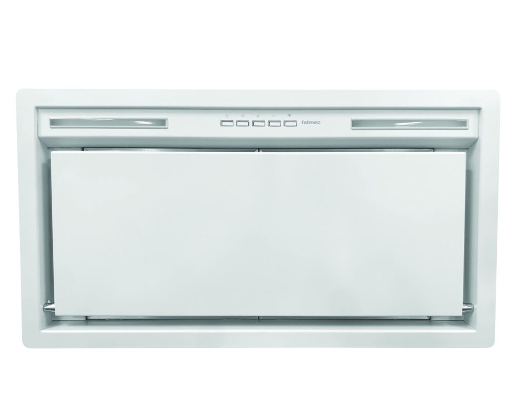 FALMEC Grupa Silnikowa Plus 50 White – wyciąg szczelinowy, 800 m³/h, stal lakierowana, 50 cm
