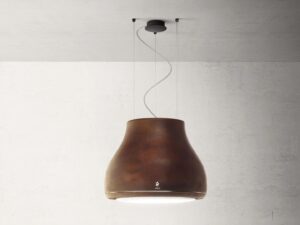 Elica Okap wyspowy SHINING RUST/F/50 – elegancki design, metalu, 50 cm