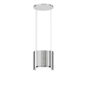 Okap GLOBALO ARENOFLOW 39.4 INOX – wyspowy, stal nierdzewna, cicha praca, filtr aluminiowy