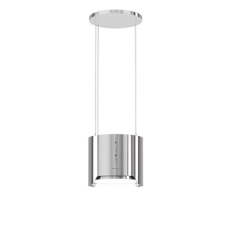Okap GLOBALO ARENOFLOW 39.4 INOX – wyspowy, stal nierdzewna, cicha praca, filtr aluminiowy