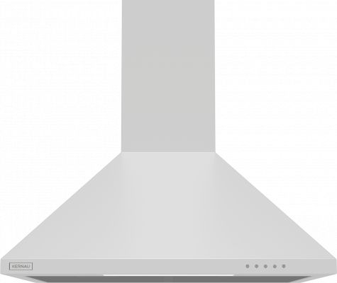 Okap Kernau KCH 1162.1 W – kominowy, biały, stal nierdzewna, 60 cm
