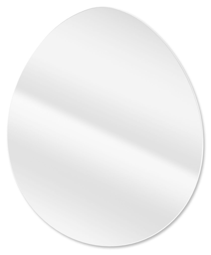 Deante Lustro wiszące – asymetryczne, minimalistyczne, do łazienki, przedpokoju, sypialni, salonu