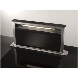 AEG DDE5960B – Okap wysuwany 90 cm, czarny, nowoczesny design