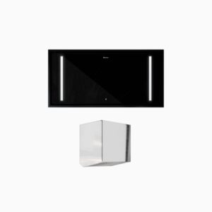 Okap GLOBALO ZENARA 100.1 BLACK – filtr aluminiowy, moc silnika 275 W, kolor czarny