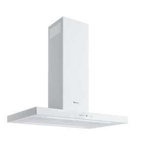 Okap GLOBALO Lonatio Isola 90.2 White – wydajność 450 m3/h, energooszczędne oświetlenie LED, stal i szkło