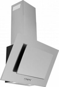 Okap Kernau KCH 0250 X – skośny, biały, stal nierdzewna, 50 cm