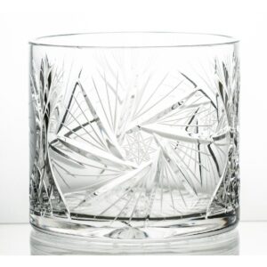Crystal Julia Wazon kryształowy 14 cm Młynek – szkło kryształowe, wysokość 14 cm, średnica 15,5 cm