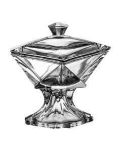 Crystal Julia Bomboniera na stół box – wysokość 22,7 cm, szerokość 17 cm, długość 22,8 cm