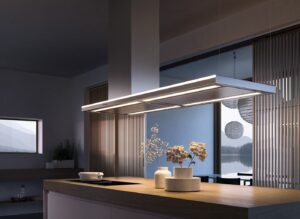 FALMEC Lumen NRS Isola 175 lewy – wyspowy okap kuchenny, 800 m³/h, stal inox