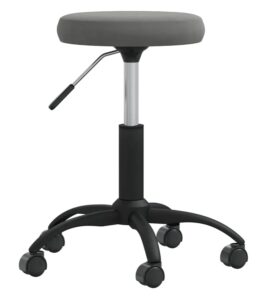 Obrotowy regulowany fotel biurowy szary A2-H54 – komfort, mobilność, nowoczesny design