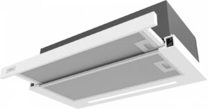 Okap Kernau KTH 10.261.2 W – nowoczesny teleskopowy design, kolor biały, szerokość 60 cm