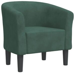 Ciemnozielony fotel welurowy do salonu – elegancki, wygodny, uniwersalny design