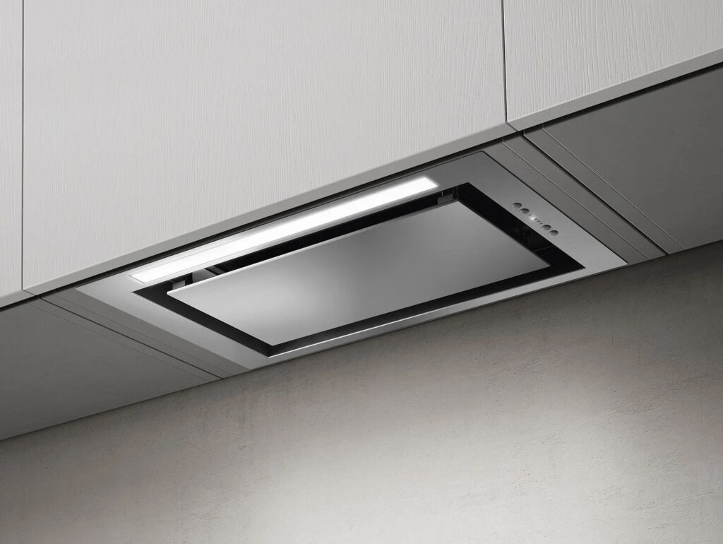 Elica Okap do zabudowy LANE SENSOR IX/A/52 – stal nierdzewna, efekt satynowej czerni, szerokość 60-80 cm