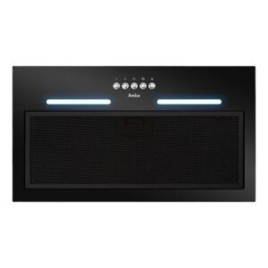 Amica OMP6254BG STUDIO Okap kompaktowy 60 cm – nowoczesna listwa LED, wydajność 462 m3/h, czarny