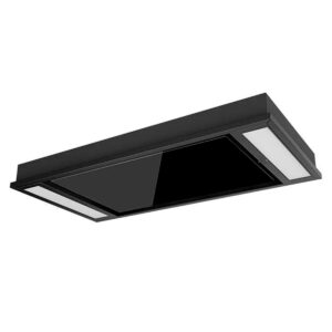 Maan Prime 2 czarny Okap sufitowy – energooszczędny, wydajny, elegancki, 100 cm