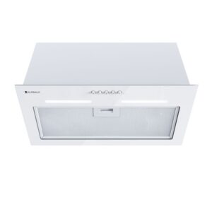 Okap Globalo Orivio 60.1 White – cicha praca, wydajność 645 m3/h, biały hartowane szkło i stal