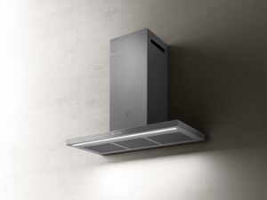 Elica Okap przyścienny THIN IX/A/90 – wydajność 710 m3/h, stal, 90 cm
