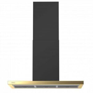 Okap Kernau KCH 0890.1 B Gold Island – elegancki design, wysoka wydajność, czarny z złotą obwódką