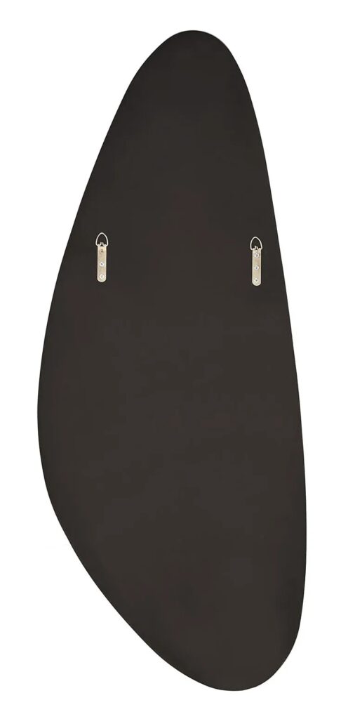 Nowoczesne lustro ścienne bez ramy B6-K95 – elegancki design, srebrny, 50×120 cm, podwójnie hartowane szkło