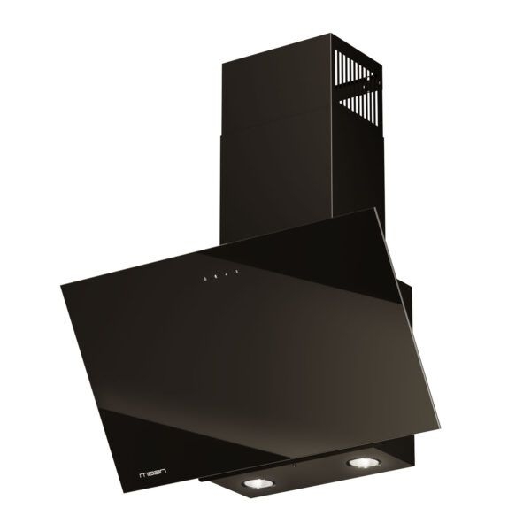 MAAN Vertical Glass Touch 60 – przyścienny kominowy okap, czarny, 32 x 59,5 cm, stal lakierowana/szkło