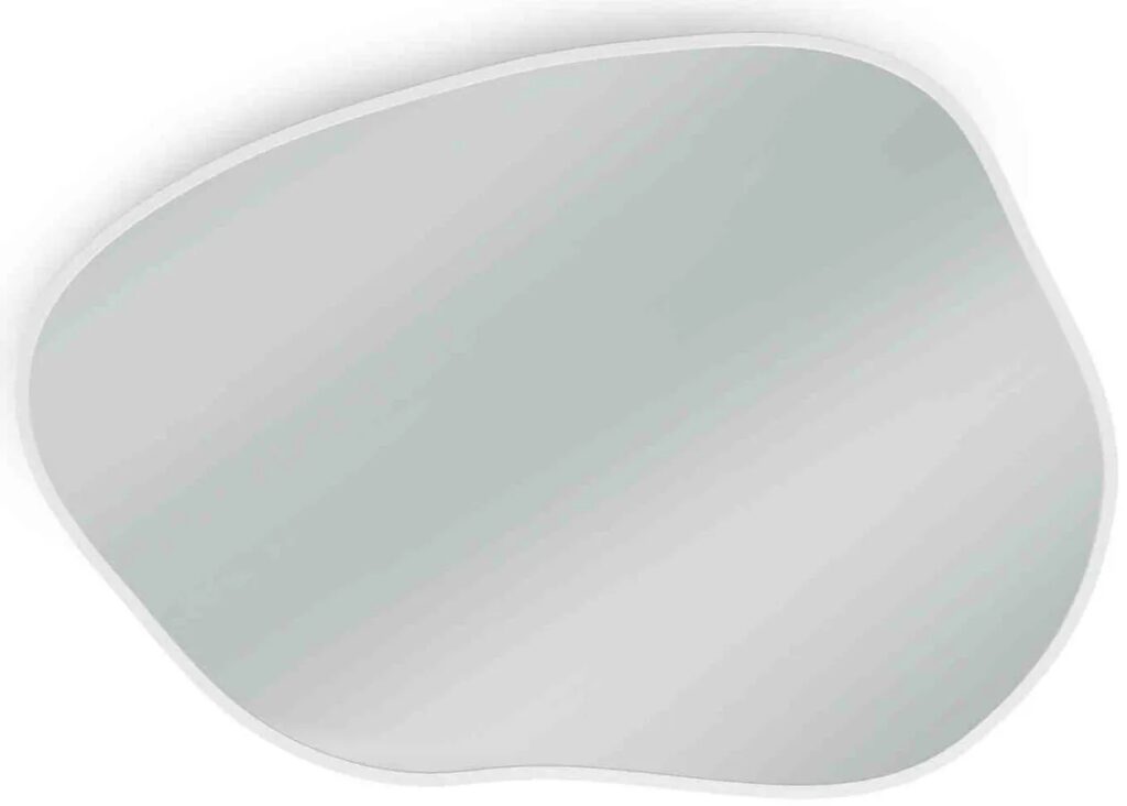 Designerskie lustro led 50×36 cm E3-C01 – podświetlenie LED, nieregularny kształt, dostępne kolory