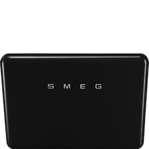 Smeg KFAB75BL Przyścienny okap kuchenny – recyrkulacja, czarny, połysk