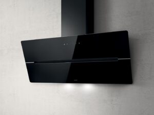 ELICA Okap przyścienny WISE BL/A/90 – minimalistyczny design, czarne lub białe szkło, wyciąg