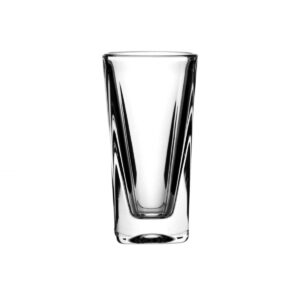 Crystal Julia Kieliszki kryształowe do wódki – 6 sztuk, 8 cm wysokości, 50 ml pojemności, szkło kryształowe