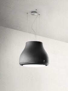Elica Okap wyspowy SHINING CAST IRON/F/50 – elegancki design, oświetlenie LED, metal