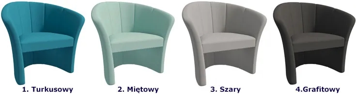 Szary nowoczesny fotel kubełkowy W0-F83 – wygodny, elegancki, tapicerka pluszowa
