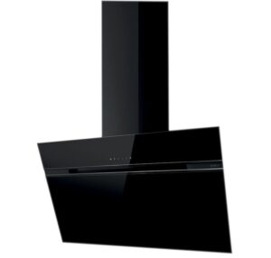Elica Okap przyścienny STRIPE BL/A/80 – minimalistyczny design, czarne szkło, stal nierdzewna
