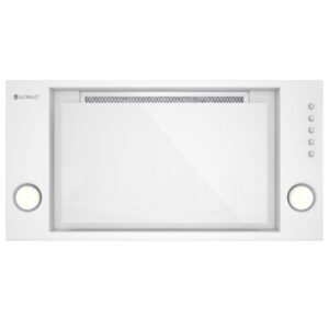 Okap Globalo Desolero 60.3 White – wydajność 525 m3/h, stal nierdzewna, hartowane szkło