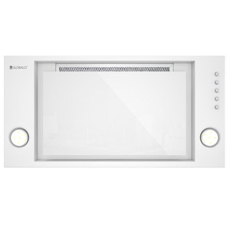 Okap Globalo Desolero 60.3 White – wydajność 525 m3/h, stal nierdzewna, hartowane szkło