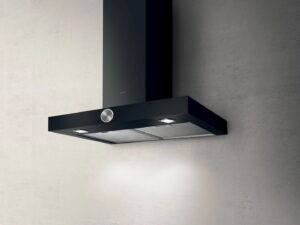 ELICA Okap przyścienny LOL BL/A/60 – elegancki design, funkcja Easy Installation, kolor czarny, szerokość 60 cm