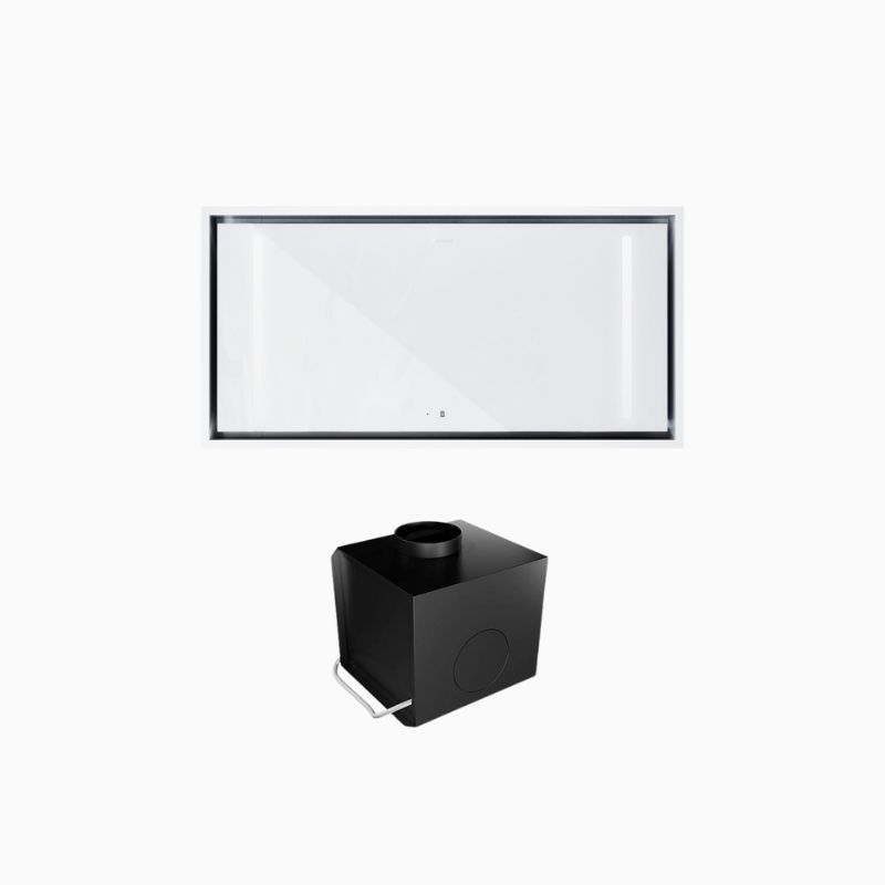 Okap GLOBALO ZENARA 100.1 WHITE + TW 2.1 – elegancki design, zdalne sterowanie, wysoka wydajność