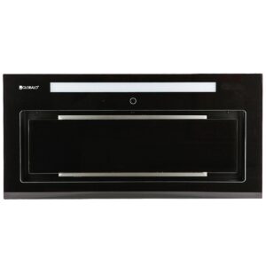 Okap GLOBALO Loteo 60.4 Plus Black – kompaktowy, dotykowe sterowanie, czarny, do zabudowy