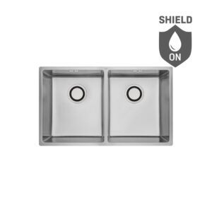 LAVEO Ross SLR 020T Inox zlewozmywak 2-komorowy – stal nierdzewna, elegancki design, wygodne użytkowanie