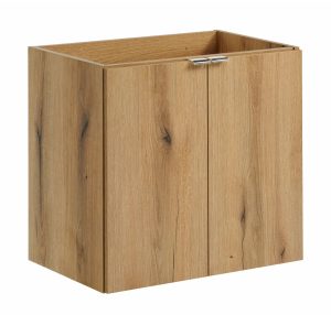 Szafka łazienkowa z otworem na umywalkę w kolorze dębu – Dafo 10X 60 cm