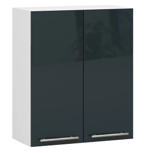 Szafka kuchenna w kolorze grafit połysk L9-T82
