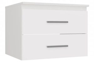 Biała szafka łazienkowa z szufladami  60 cm K2-W16